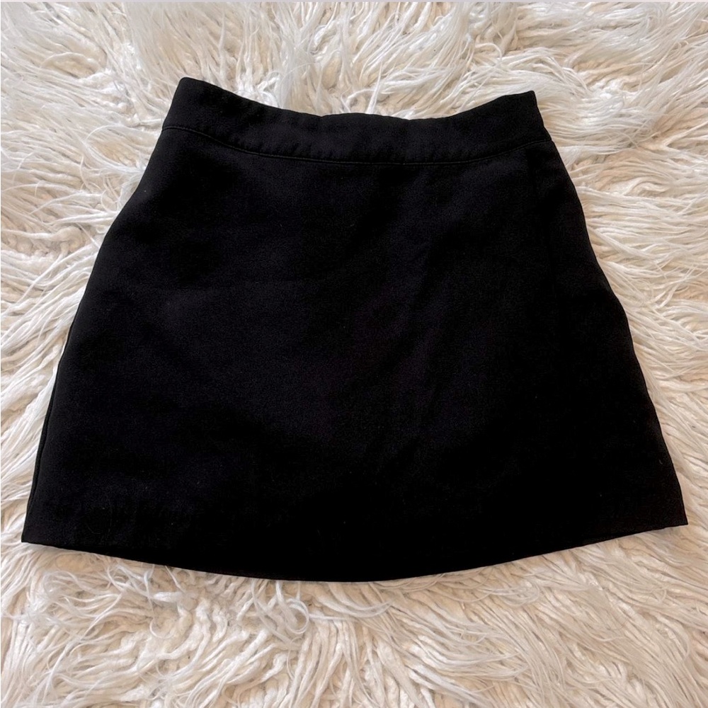 Black skirt with built in shorts